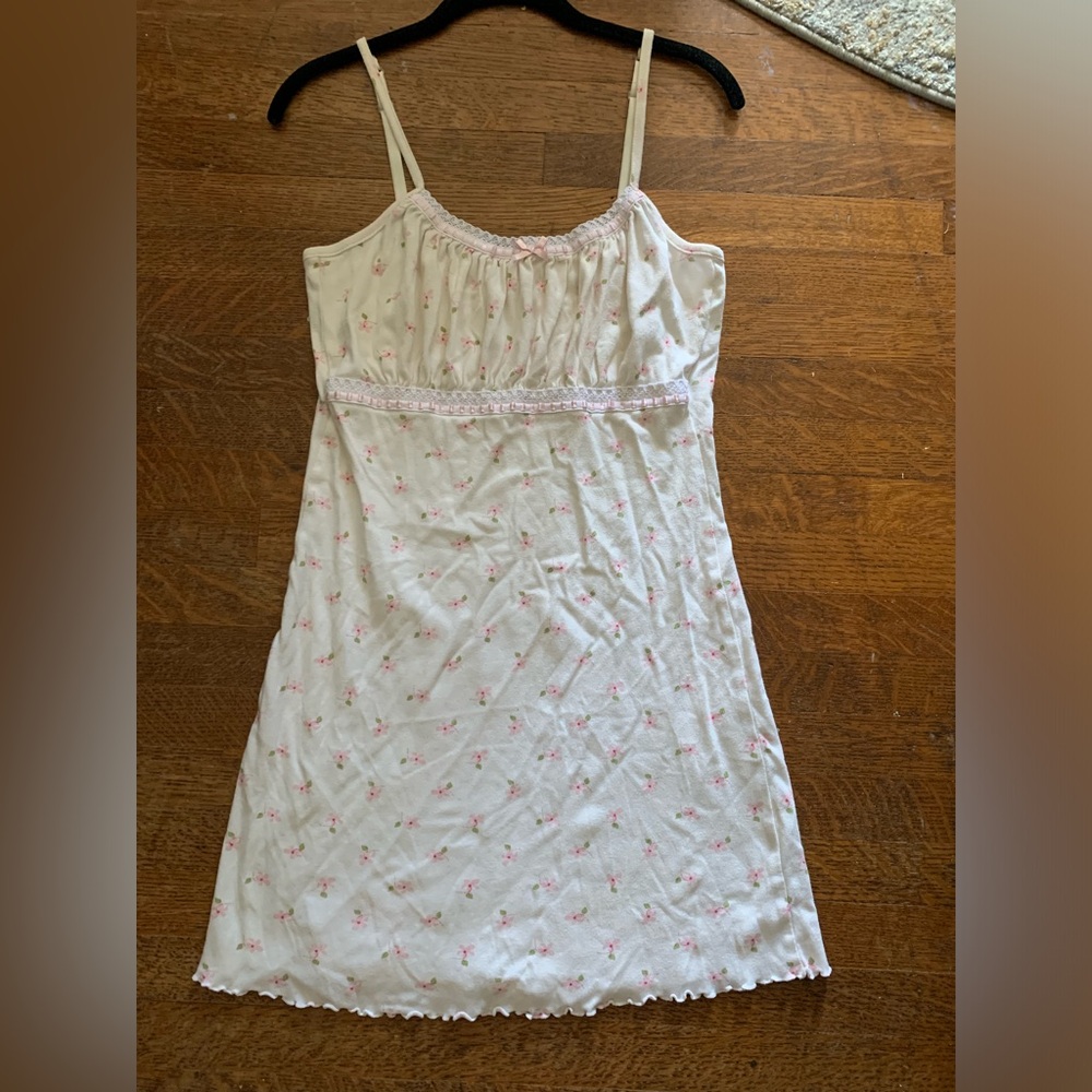 Vintage floral minidress/nightgown